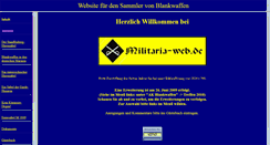Desktop Screenshot of militaria-web.de