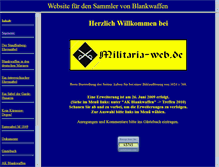 Tablet Screenshot of militaria-web.de